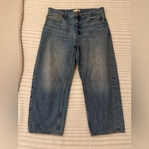 Madewell THE CURVY DARTED BARREL-LEG JEAN